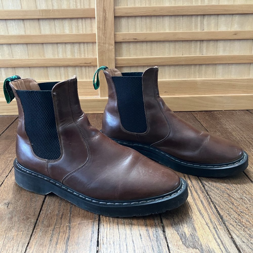 Solovair Classic Brown Chelsea Boots "Gaucho Crazy Horse Dealer" size UK 6 US 8